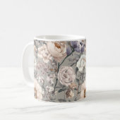 Blumen-Tasse Kaffeetasse (Vorderseite Links)