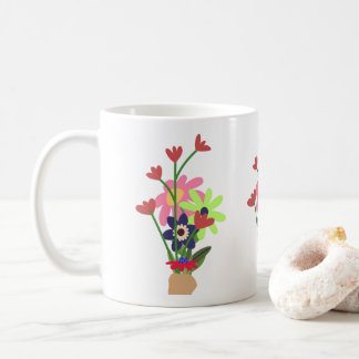 Blumen-Tasse  Kaffeetasse
