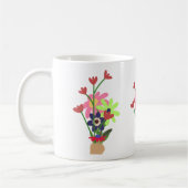Blumen-Tasse  Kaffeetasse (Links)