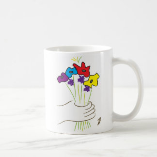 Blumen-Tasse Kaffeetasse