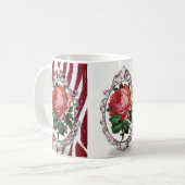 Blumen-Tasse Kaffeetasse (Vorderseite Links)