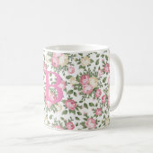 Blumen-Tasse Kaffeetasse (VorderseiteRechts)