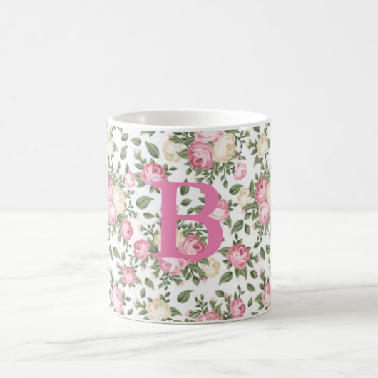 Blumen-Tasse Kaffeetasse (Mittel)