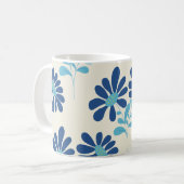 Blumen-Tasse Kaffeetasse (Vorderseite Links)