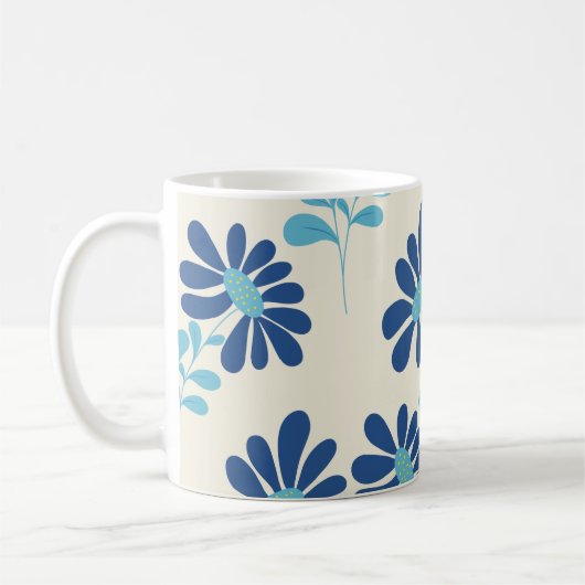 Blumen-Tasse Kaffeetasse (Links)