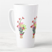 Blumen-Tasse  Milchtasse (Linke Ecke)