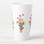 Blumen-Tasse  Milchtasse (Vorderseite)