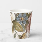 Blumen-Tasse Pappbecher (Rückseite)