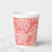 Blumen-Tasse Pappbecher (Rückseite)