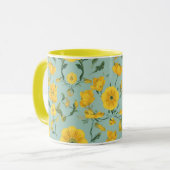 Blumen-Tasse Tasse (Vorderseite Links)