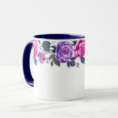 Blumen-Tasse Tasse (Vorderseite Links)