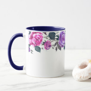 Blumen-Tasse Tasse