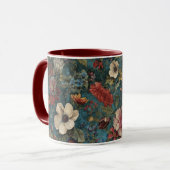 Blumen-Tasse Tasse (Vorderseite Links)