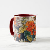 Blumen-Tasse Tasse (Vorderseite Links)