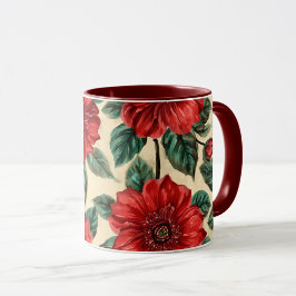 Blumen-Tasse Tasse