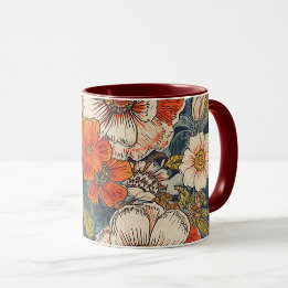 Blumen-Tasse Tasse