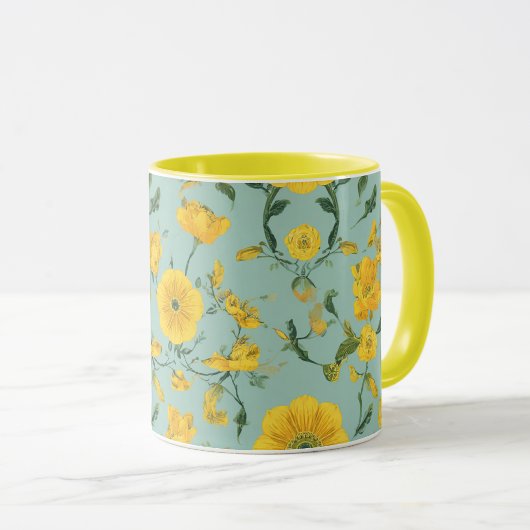 Blumen-Tasse Tasse