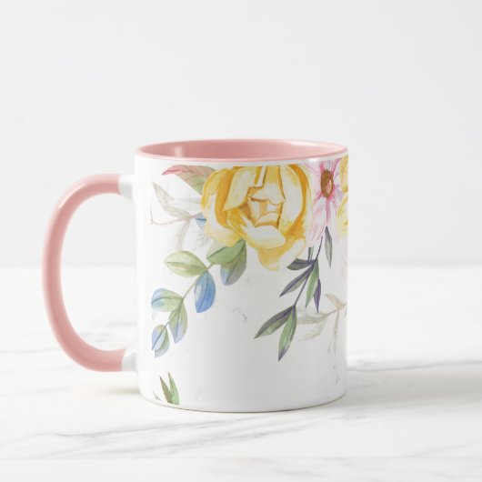 Blumen-Tasse Tasse (Links)
