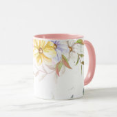 Blumen-Tasse Tasse (VorderseiteRechts)