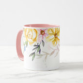 Blumen-Tasse Tasse (Vorderseite Links)