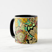 Blumen-Tasse Tasse (Vorderseite Links)