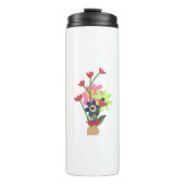 Blumen-Tasse Thermosbecher (Vorderseite)