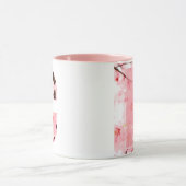 Blumen-Tassen mit Anfangsbuchstabe C | Personalisi Tasse (Zentrum)