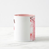 Blumen-Tassen mit Anfangsbuchstabe F | Personalisi Tasse (Zentrum)