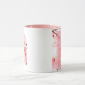 Blumen-Tassen mit Anfangsbuchstabe G | Personalisi Tasse (Zentrum)
