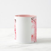 Blumen-Tassen mit Anfangsbuchstabe H | Personalisi Tasse (Zentrum)