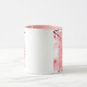 Blumen-Tassen mit Anfangsbuchstabe I | Personalisi Tasse (Zentrum)
