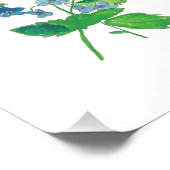Blumen-Tattoo-Druck Fotodruck (Ecke)