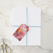 Blumen-Teller aus Papier Geschenkanhänger (Mit Garn)