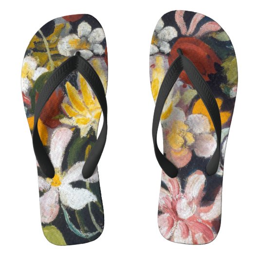 Blumen-Teppich | Auguste Macke | Badesandalen (Fußbett)