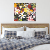 Blumen-Teppich | Auguste Macke | Leinwanddruck (Insitu (Schlafzimmer))