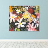 Blumen-Teppich | Auguste Macke | Leinwanddruck (Insitu (Holzboden))