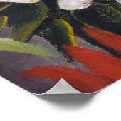 Blumen-Teppich | Auguste Macke | Poster (Ecke)