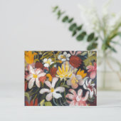 Blumen-Teppich | Auguste Macke | Postkarte (Stehend Vorderseite)