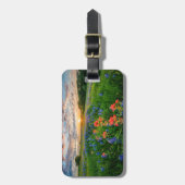 Blumen | Texas Bluebonnets & Indian Paintbrush Gepäckanhänger (Vorderseite vertikal)