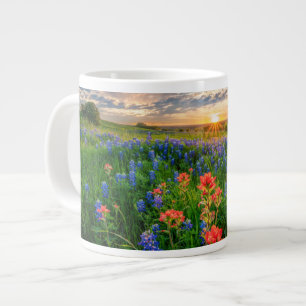 Blumen   Texas Bluebonnets & Indian Paintbrush Jumbo-Tasse