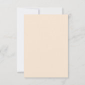 Blumen-Themen-Papier-Serviette Dankeskarte (Rückseite)