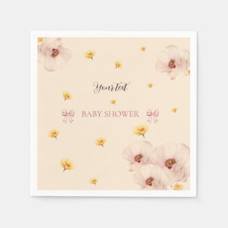 Blumen-Themen-Papier-Serviette Serviette