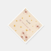 Blumen-Themen-Papier-Serviette Serviette (Ecke)