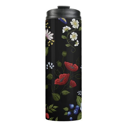 Blumen Thermosbecher (Vorderseite)