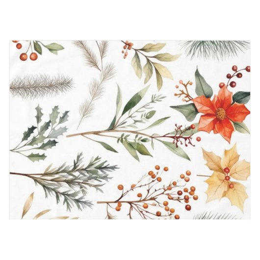 "Blumen" Tischdecke (Vorderseite (Horizontal))