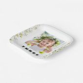 Blumen-Tischdecken-Geburtstags-Papier-Teller Pappteller (Gewinkelt)