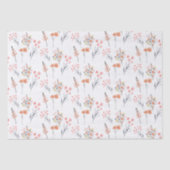Blumen-Tissue-Papier Seidenpapier (Vorderseite)