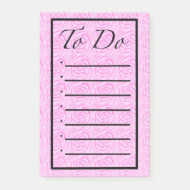 Blumen To-Do-Liste Post-it-Notizen Post-it Klebezettel