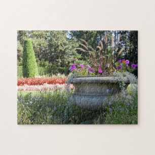 Blumen-Topf-Duncan-Garten-Puzzlespiel Puzzle