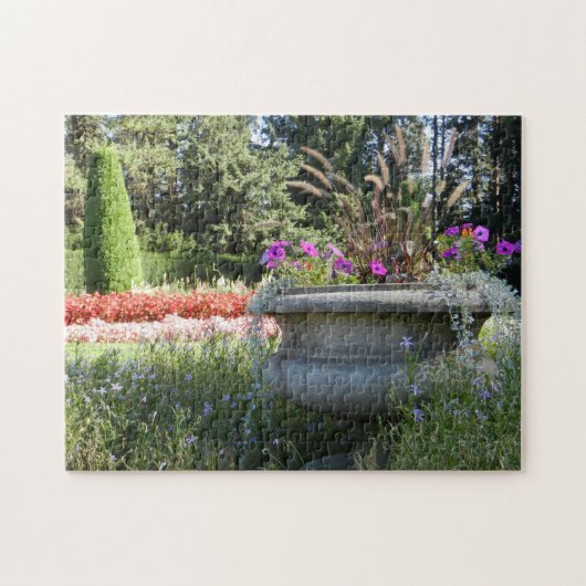 Blumen-Topf-Duncan-Garten-Puzzlespiel Puzzle (Horizontal)